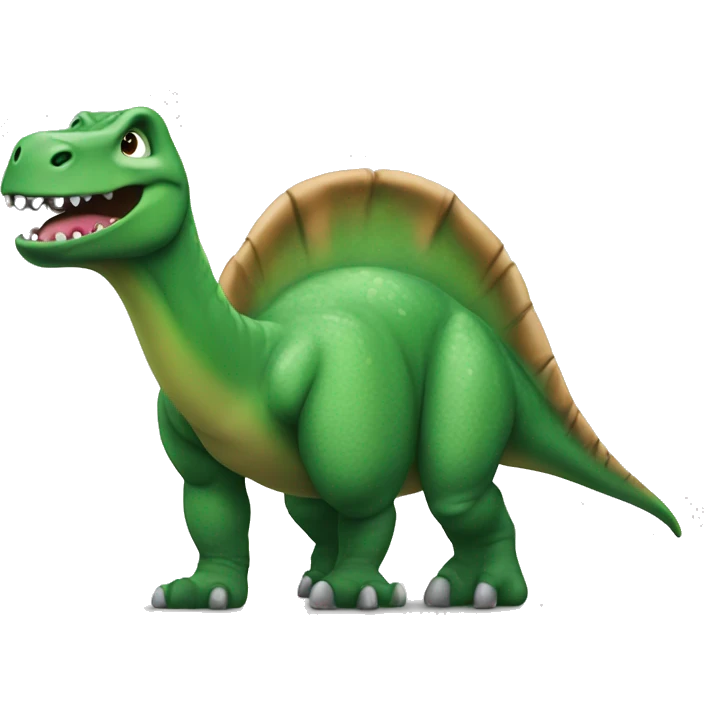 Dinosaur pooping  emoji