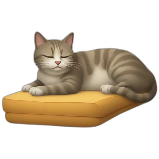 Un chat qui dort emoji