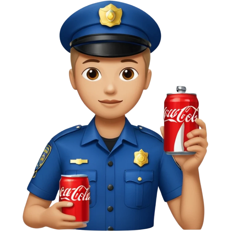 Coca cola police emoji
