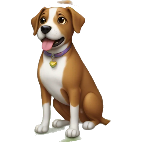 LADY as a dog emoji
