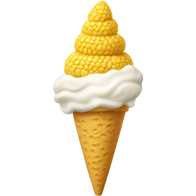 corn ice cream emoji