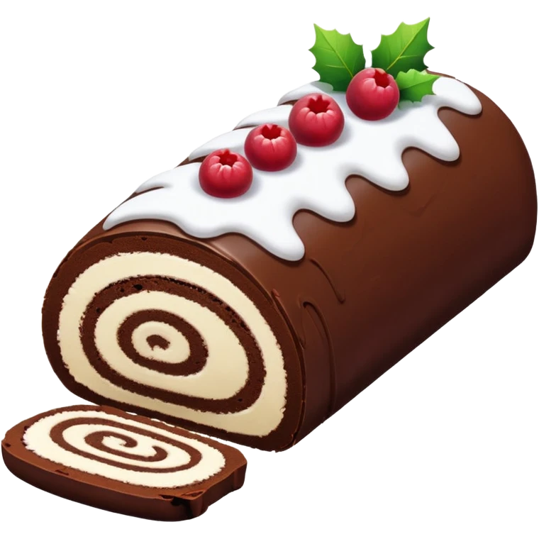 Buche de Noel emoji
