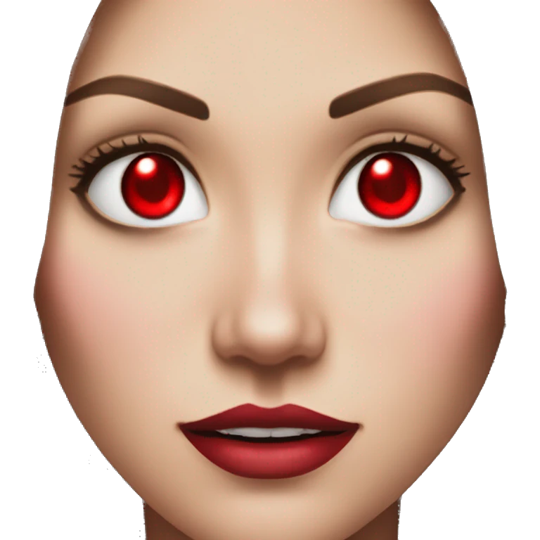 Scarlet witch with red eyes marvel  emoji