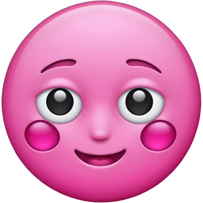 Pink emoji