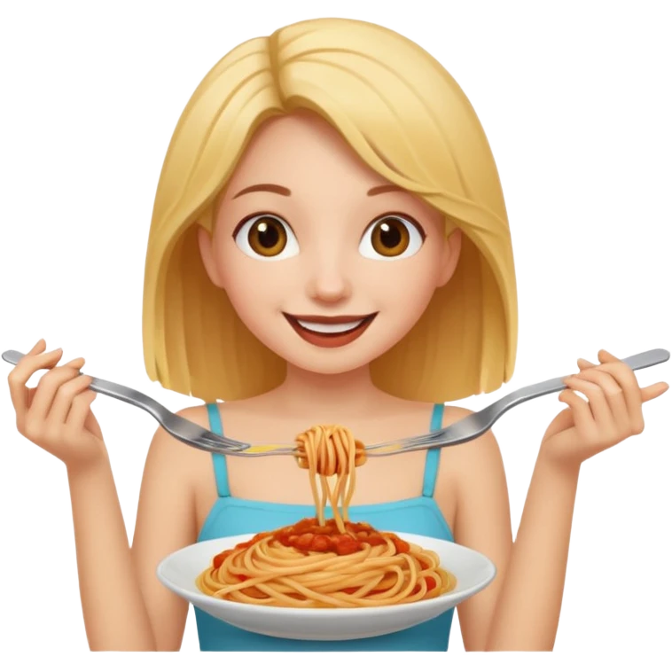 Üstünde askılı olan mutlu kız  emoji