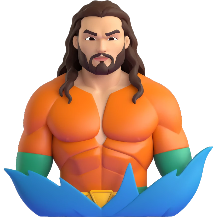 Jason Momoa as Aquaman emoji