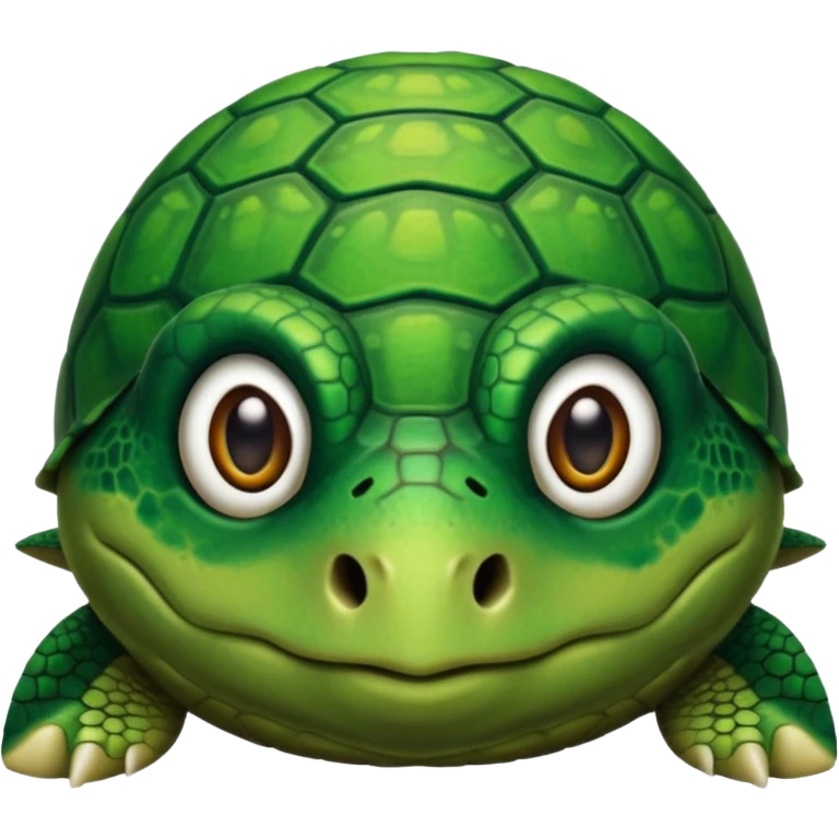 Smart turtle emoji