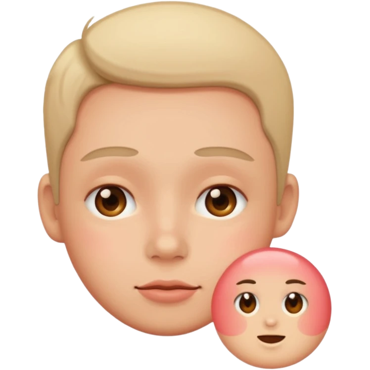 make A image fo blushin deeply emoji