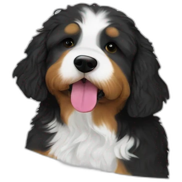 bernedoodle pajamas emoji