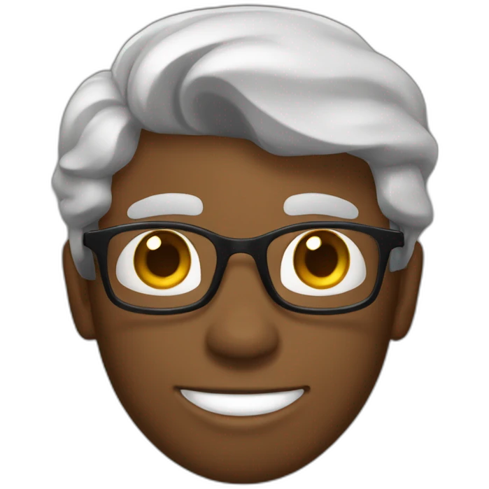 un chico de negro estirando los isquiotibiales emoji