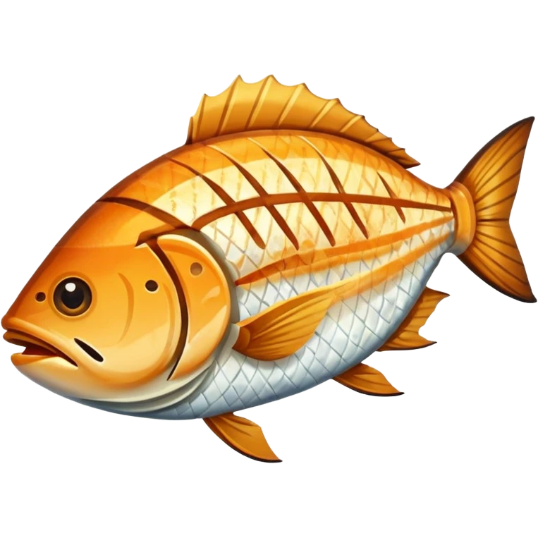 grilled fish protein, emoji