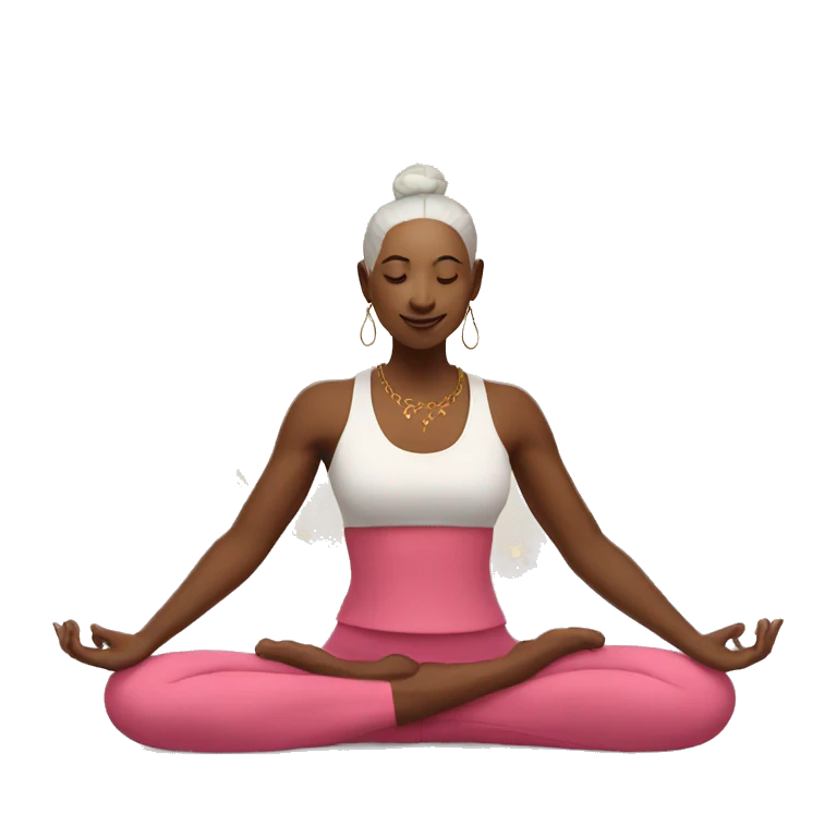 yoga and magic emoji