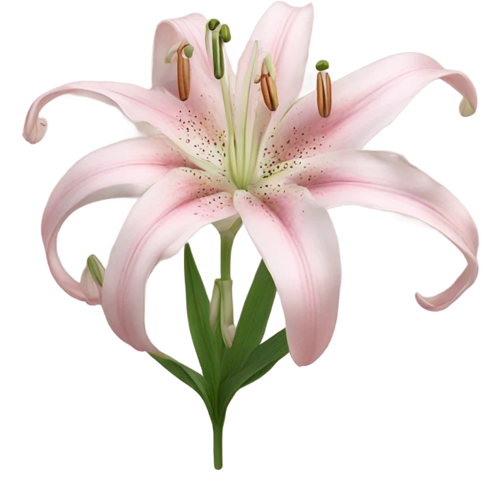 light pink lilium emoji