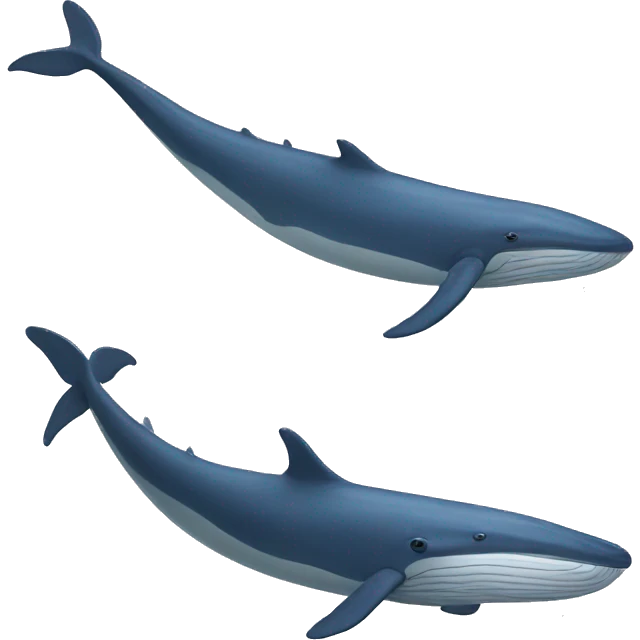 A BLUE whale emoji