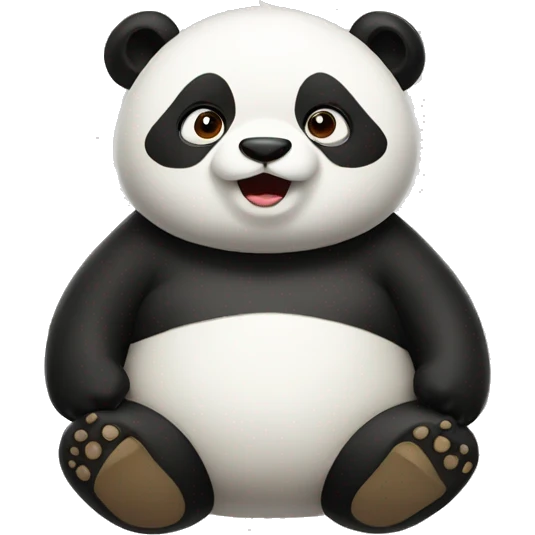 fat panda emoji