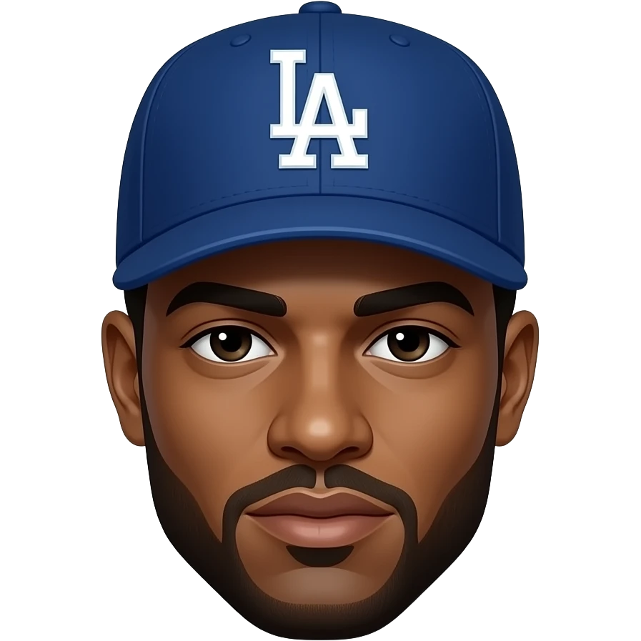 The Beastie Boys wearing LA Dodgers hat emoji
