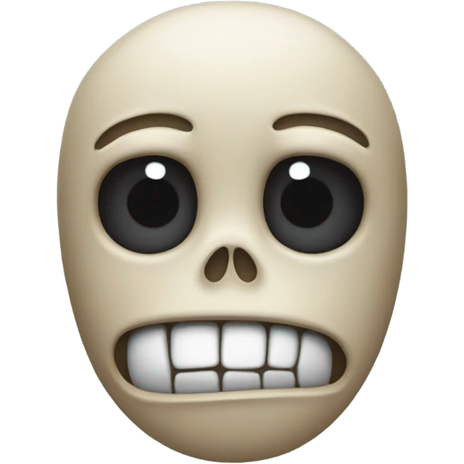Dead with a sad emoji combined  emoji