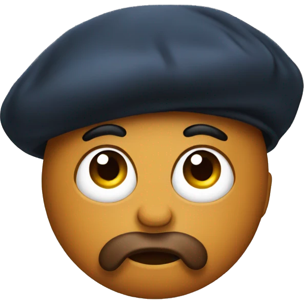 poo with beret emoji