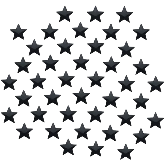 Black stars emoji
