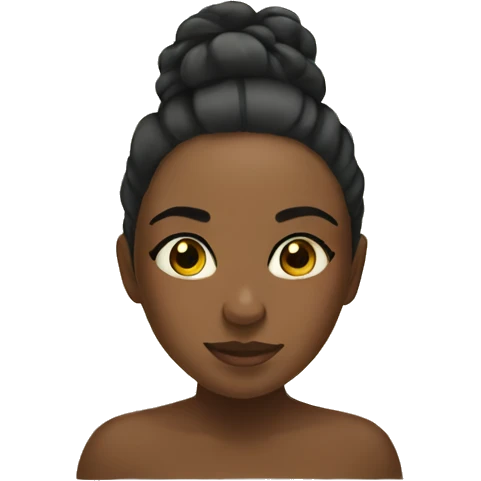 Girl in a spa emoji