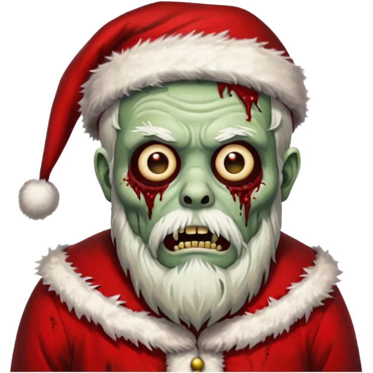 santa clause zombie emoji