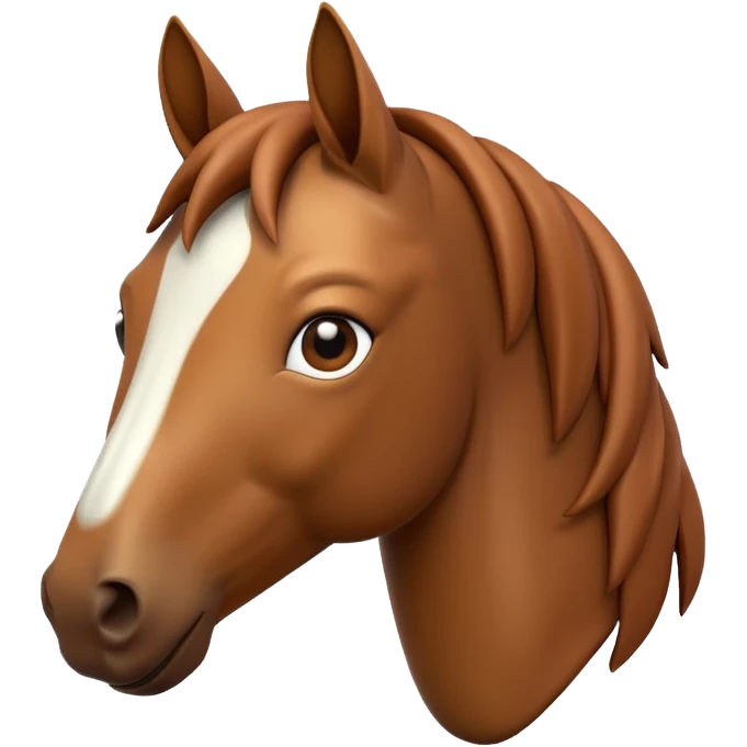 Horse 3D emoji emoji