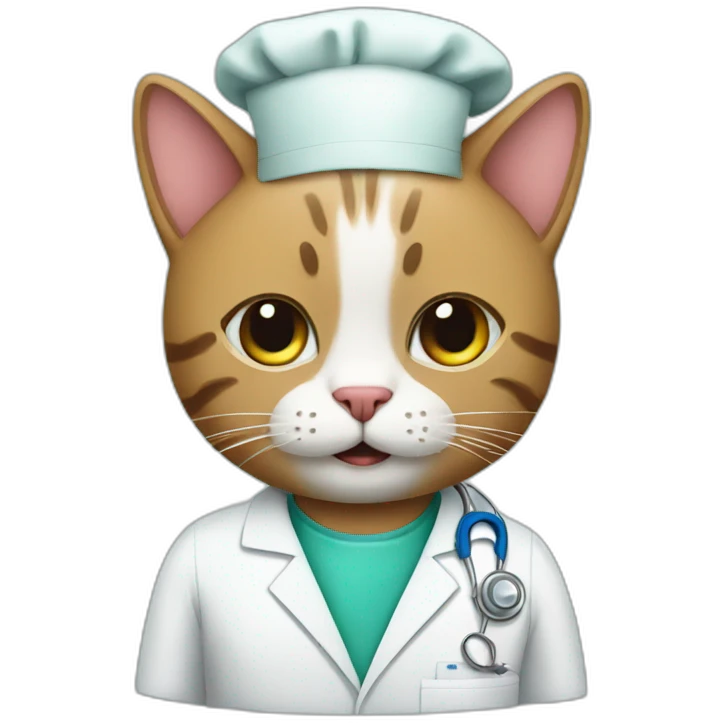 cat surgeon emoji