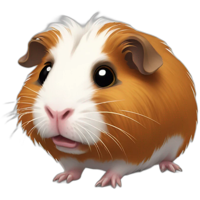Zombie guinea pig emoji