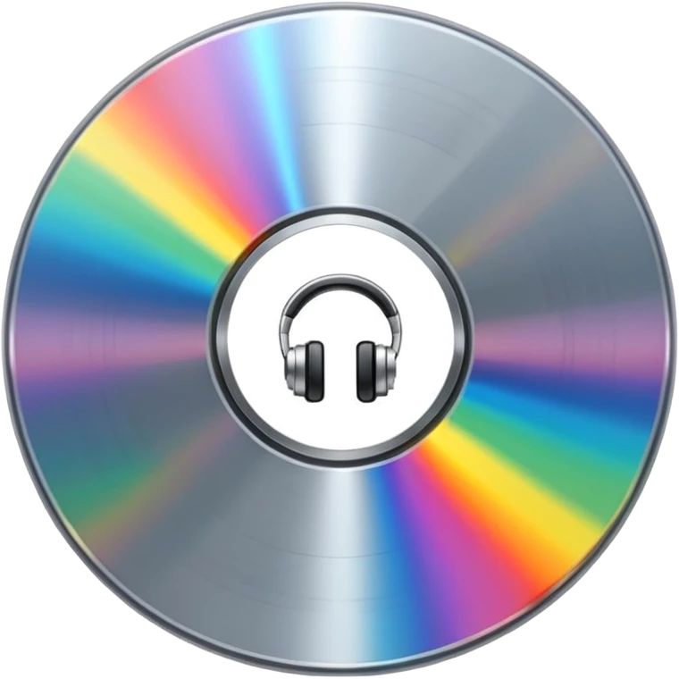 mac os compact disc audio note emoji