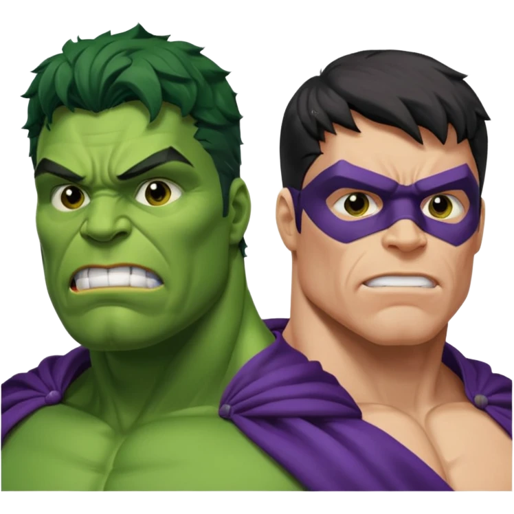 hulk e  fantasma emoji