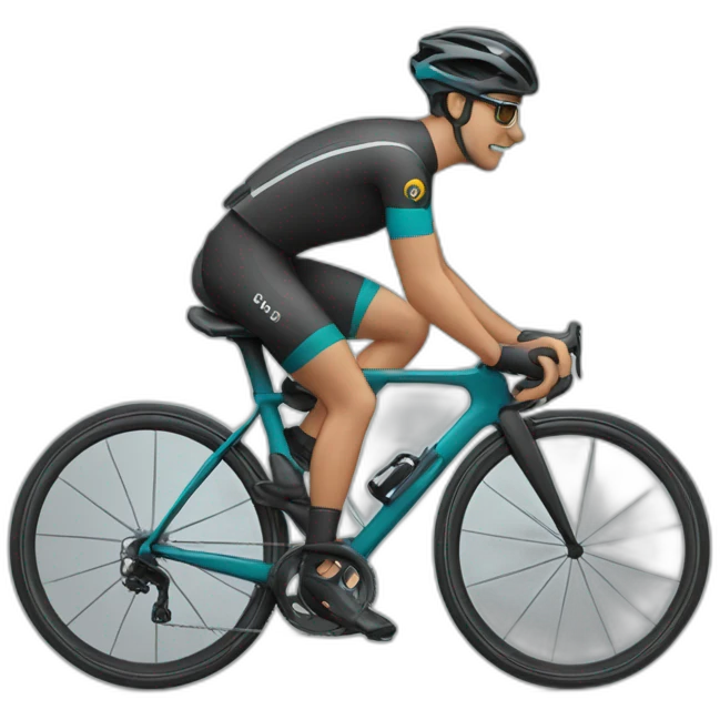 ciclista achinado  emoji