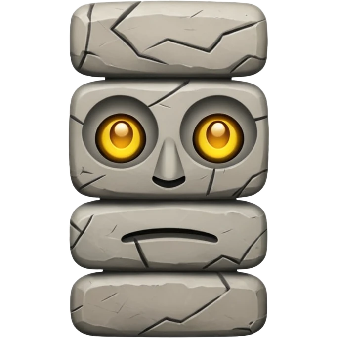 stone totem emoji