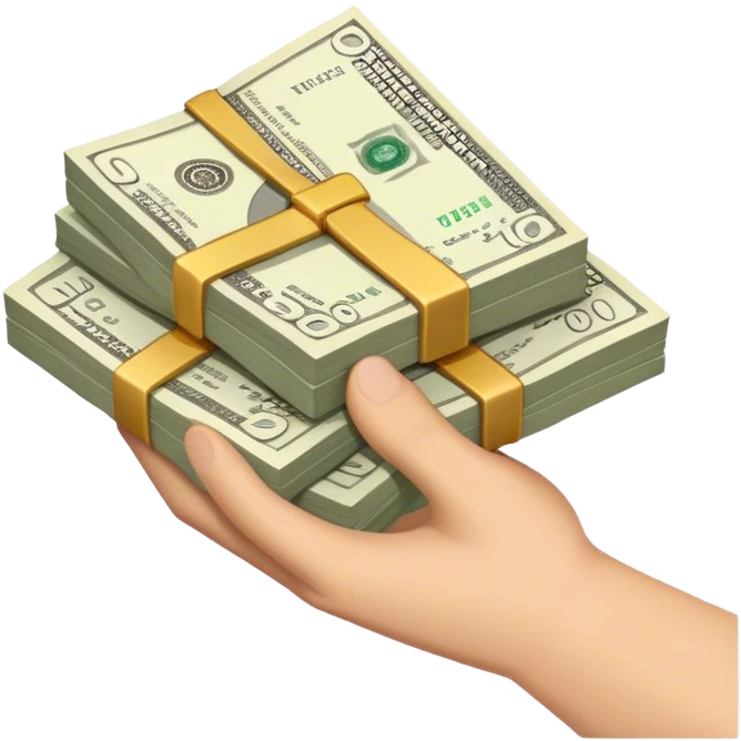 Cashing out emoji