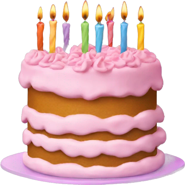Birthday cake emoji