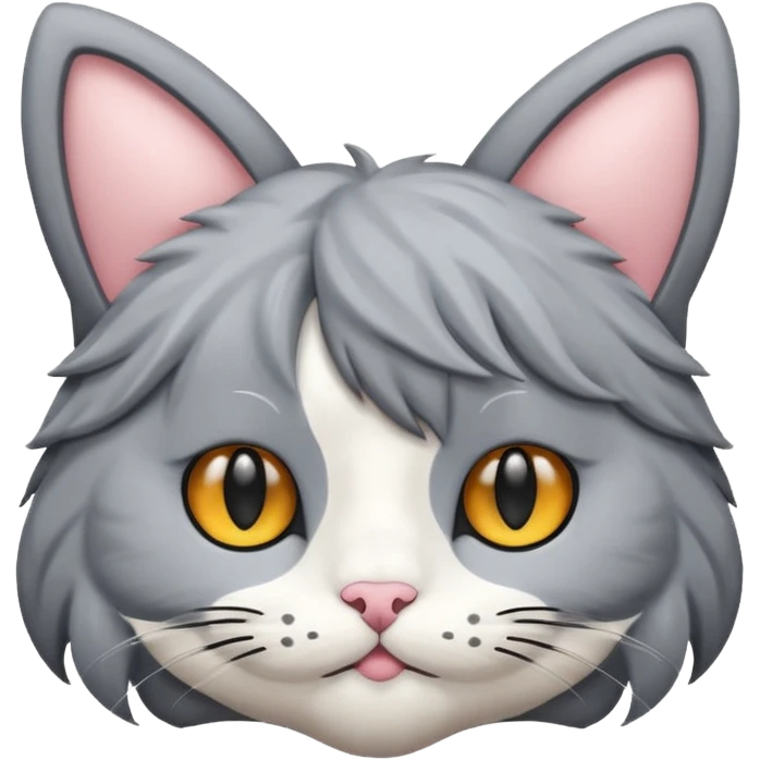 half-folded cat ears emoji