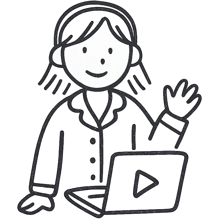 A blogger girl in red pajamas emoji