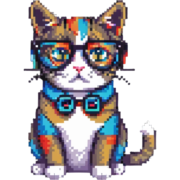 cat with glasses emoji