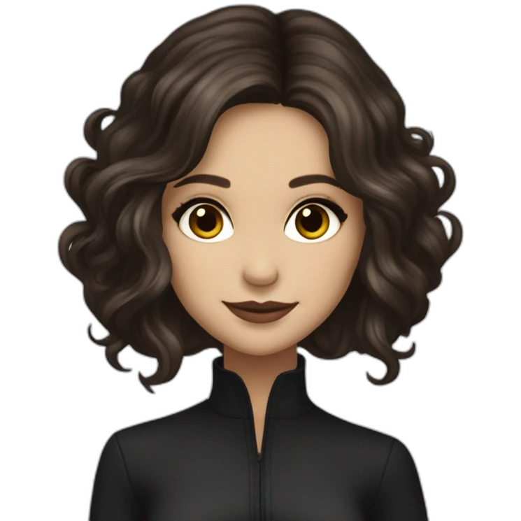 Katherine Pierce with wavy hair by Nina Dobrev emoji