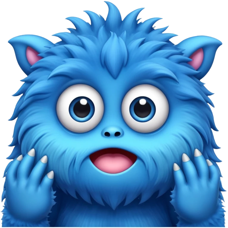 Huggy Wuggy blue monster emoji
