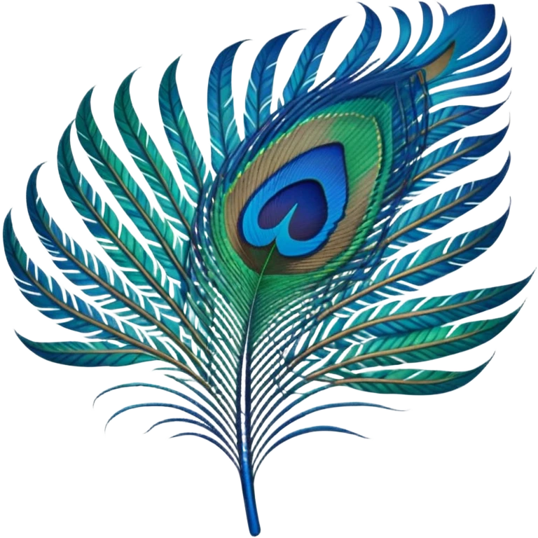 Peacock feather emoji emoji
