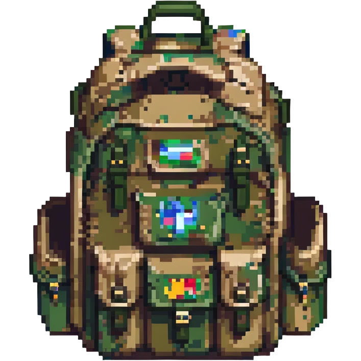 army backpack emoji emoji