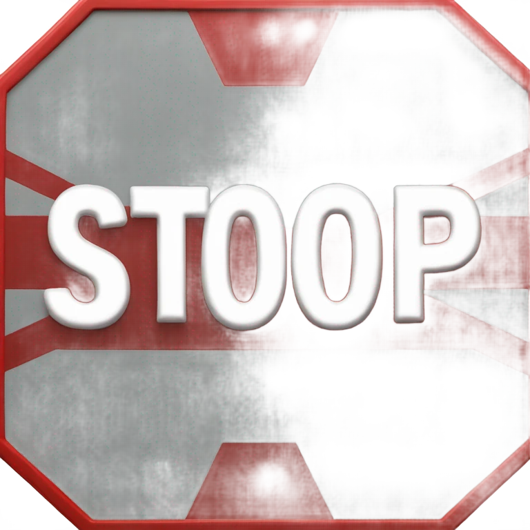 Stop emoji
