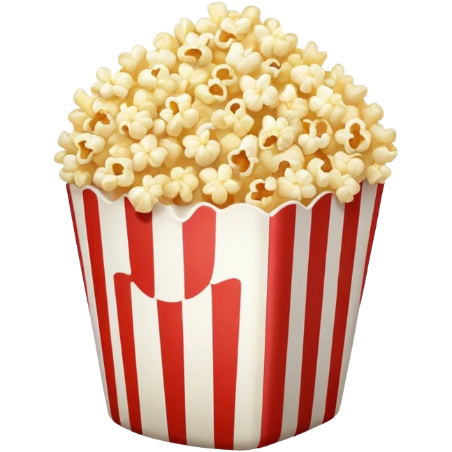 One piece of popped popcorn  emoji