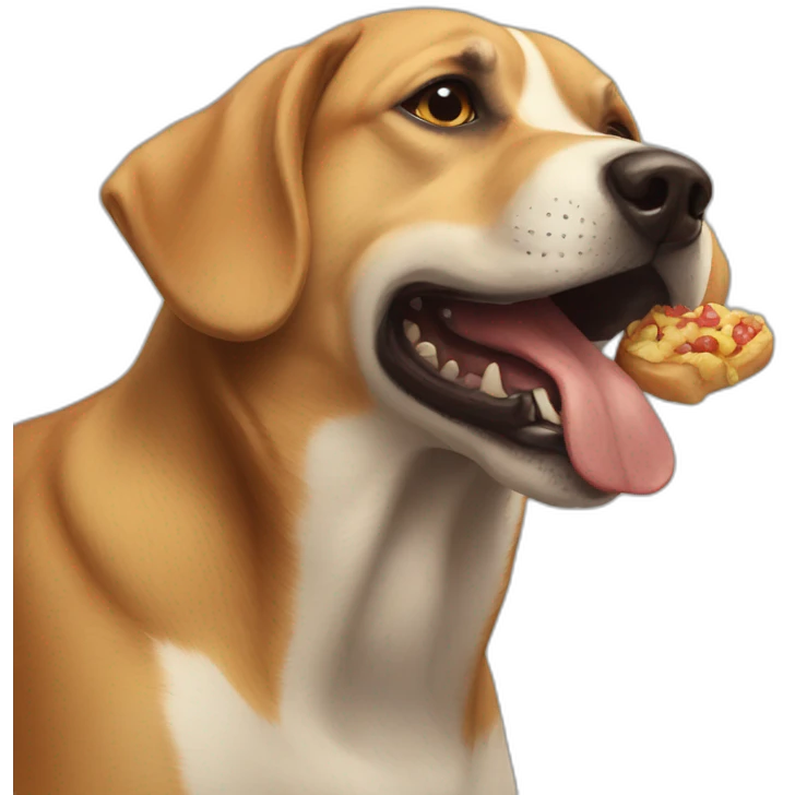 dog-eat-dog emoji