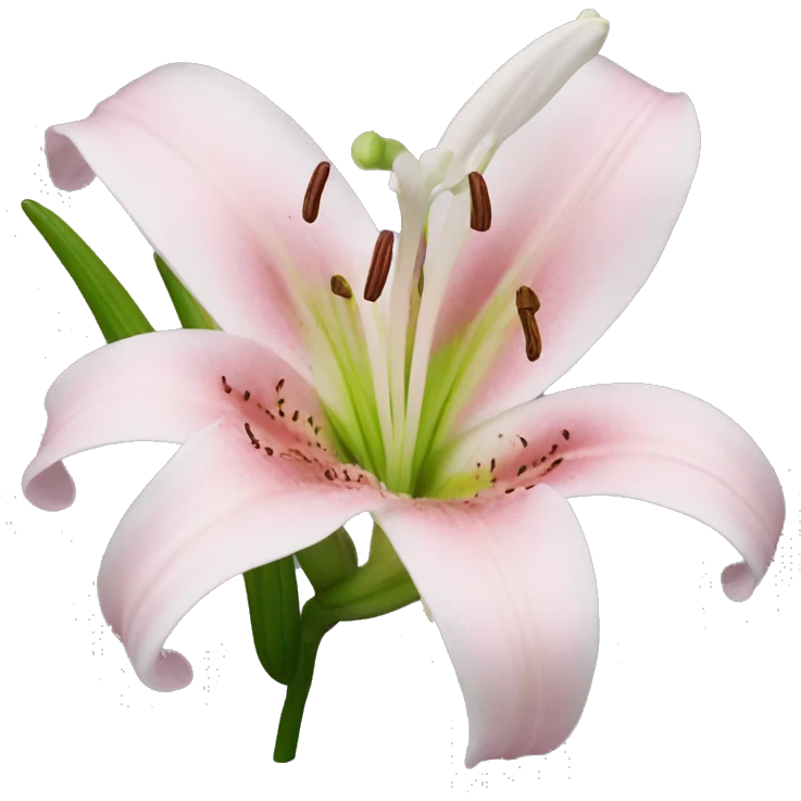 light pink lilium emoji