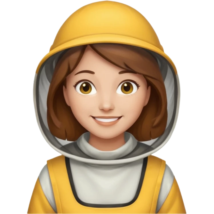 female bee keepers with brown hair emoji
