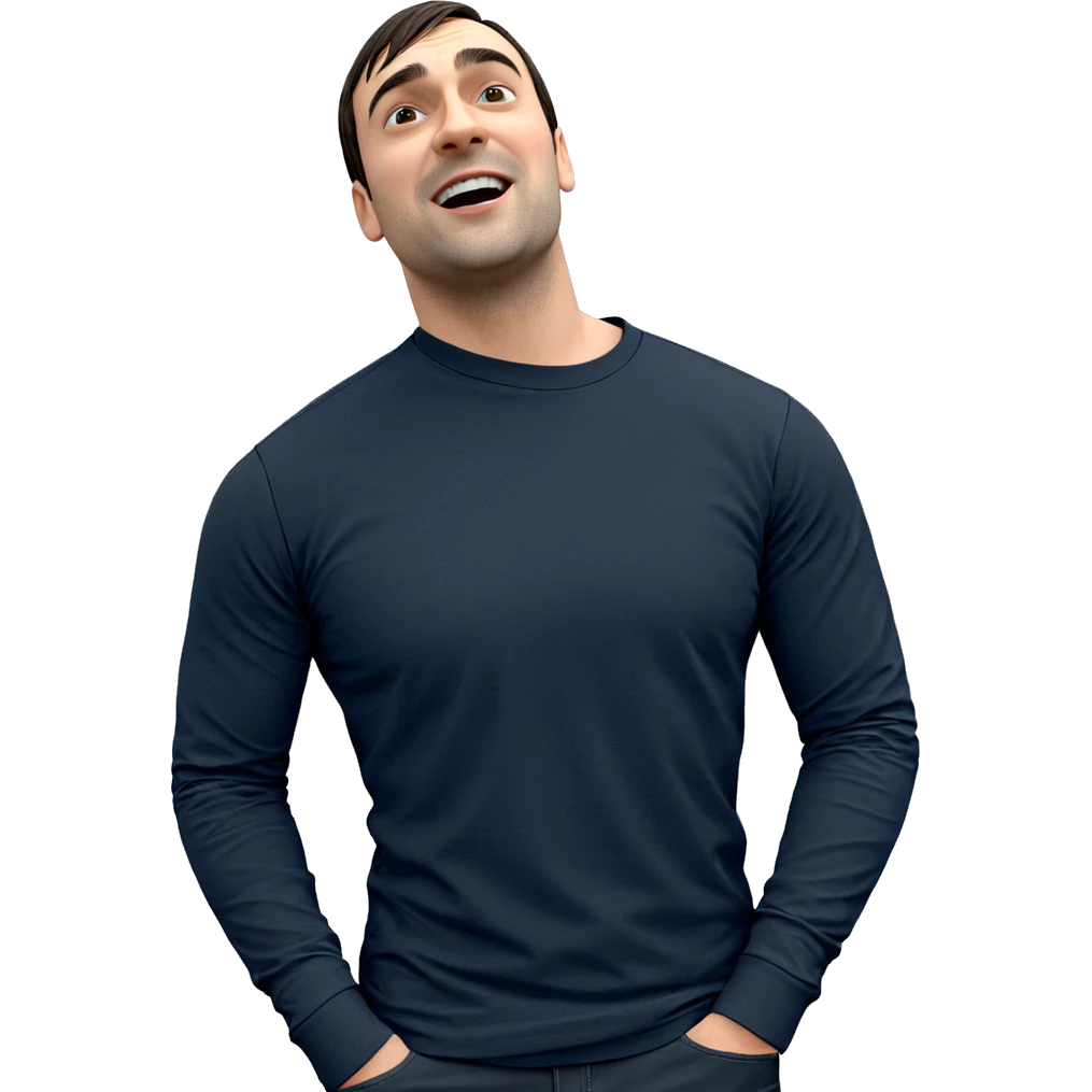 male in black shirt outdoors emoji