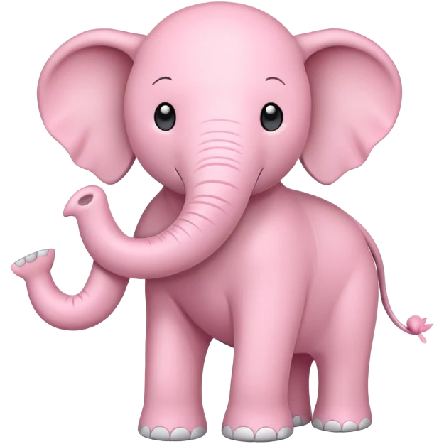 Light pink elephant emoji