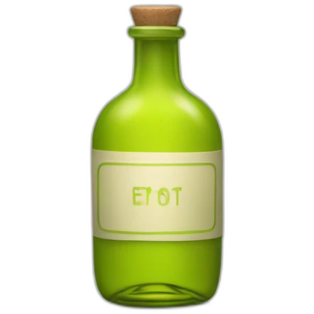 chartreuse bottle emoji
