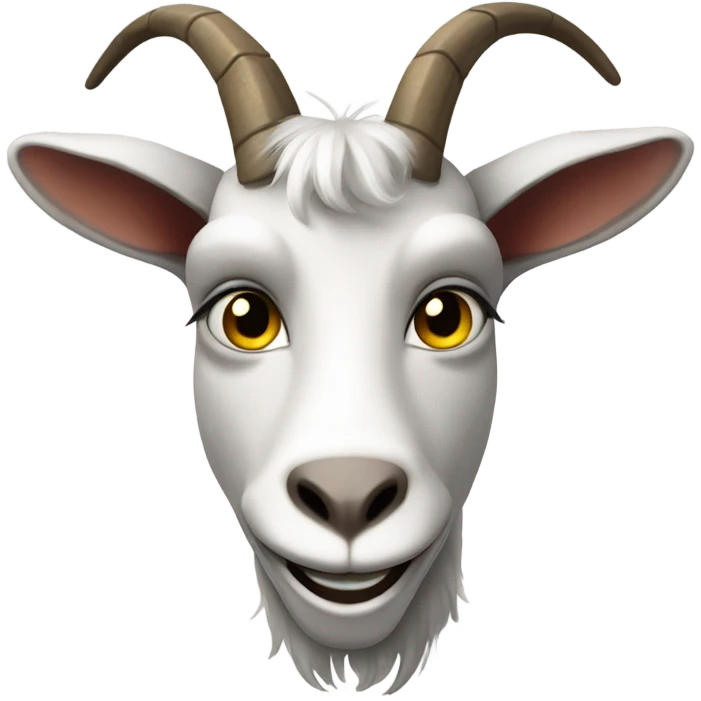 Criminal goat grinning emoji